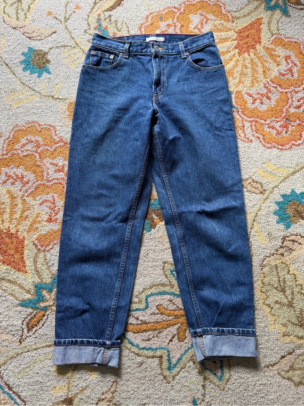 Vintage Levis 550 Relaxed Tapered Mom Jeans Womens 10 M Medium Wash Heritage